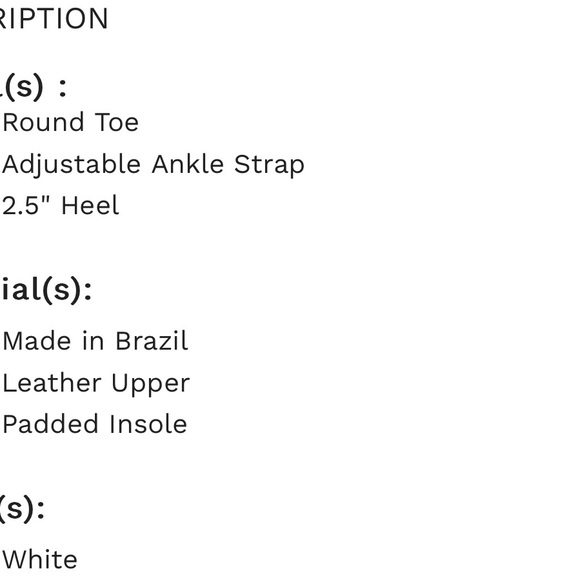 *SOLD* L’intervalle White Sandals size 36 - Picture 9 of 9